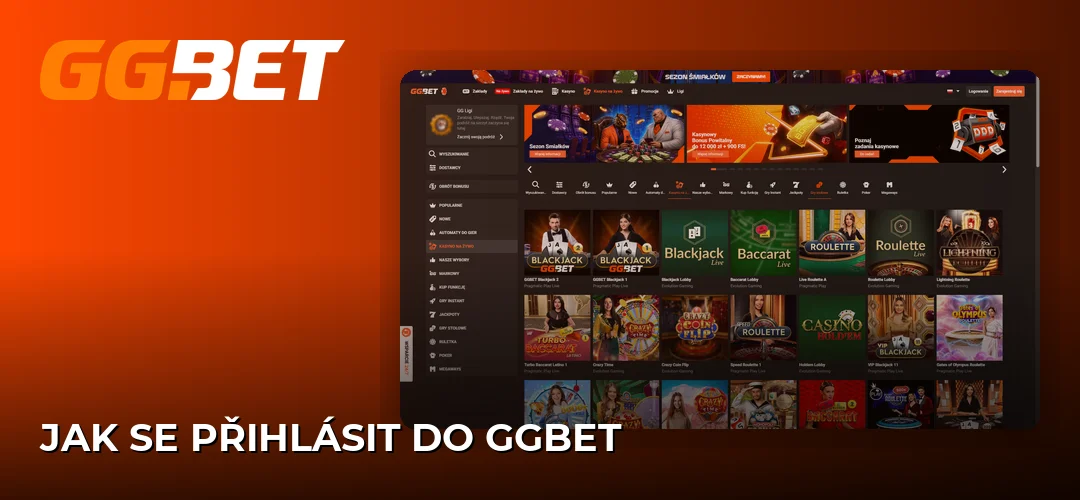 Snímek obrazovky webu GGBet