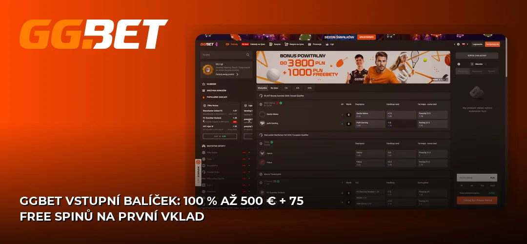 Snímek obrazovky webu GGBet