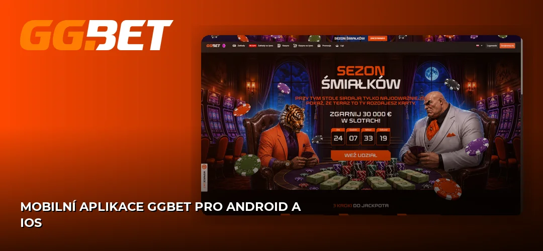 Snímek obrazovky webu GGBet